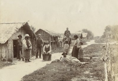 Kaiwhaiki pa, Upokongaro, ca. 1895 door William Partington